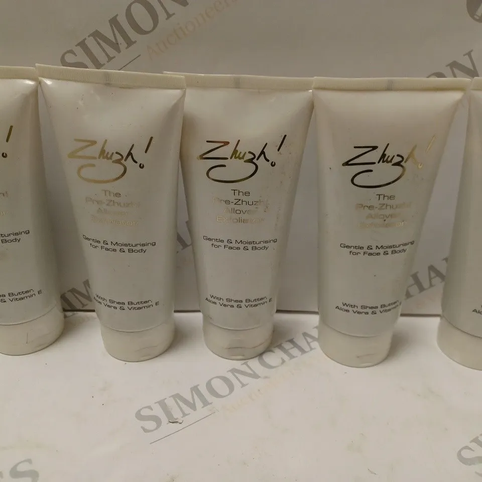 BOX OF 5 X 200ML TUBES OF ZHUZH! ALLOVER EXFOLIATOR