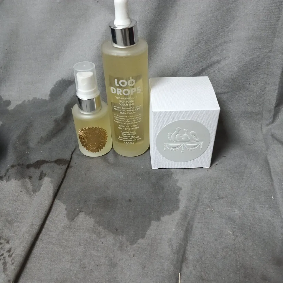 LOO DROPS VEGAN FRAGRANCE OIL GIFT SET – BOXED WITH 2 DROPPER BOTTLES (GRAPEFRUIT, TANGERINE & CEDAR)