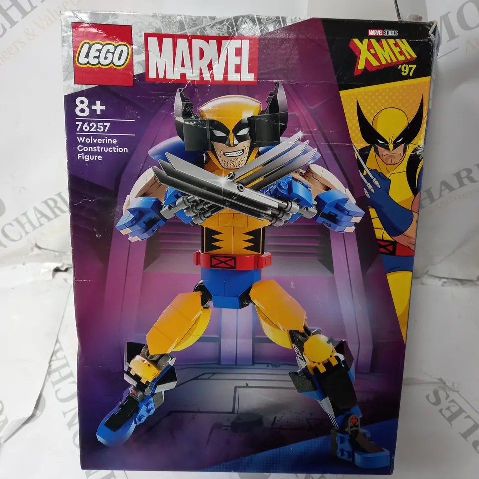 MARVEL LEGO WOLVERINE CONSTRUCTION FIGURE 