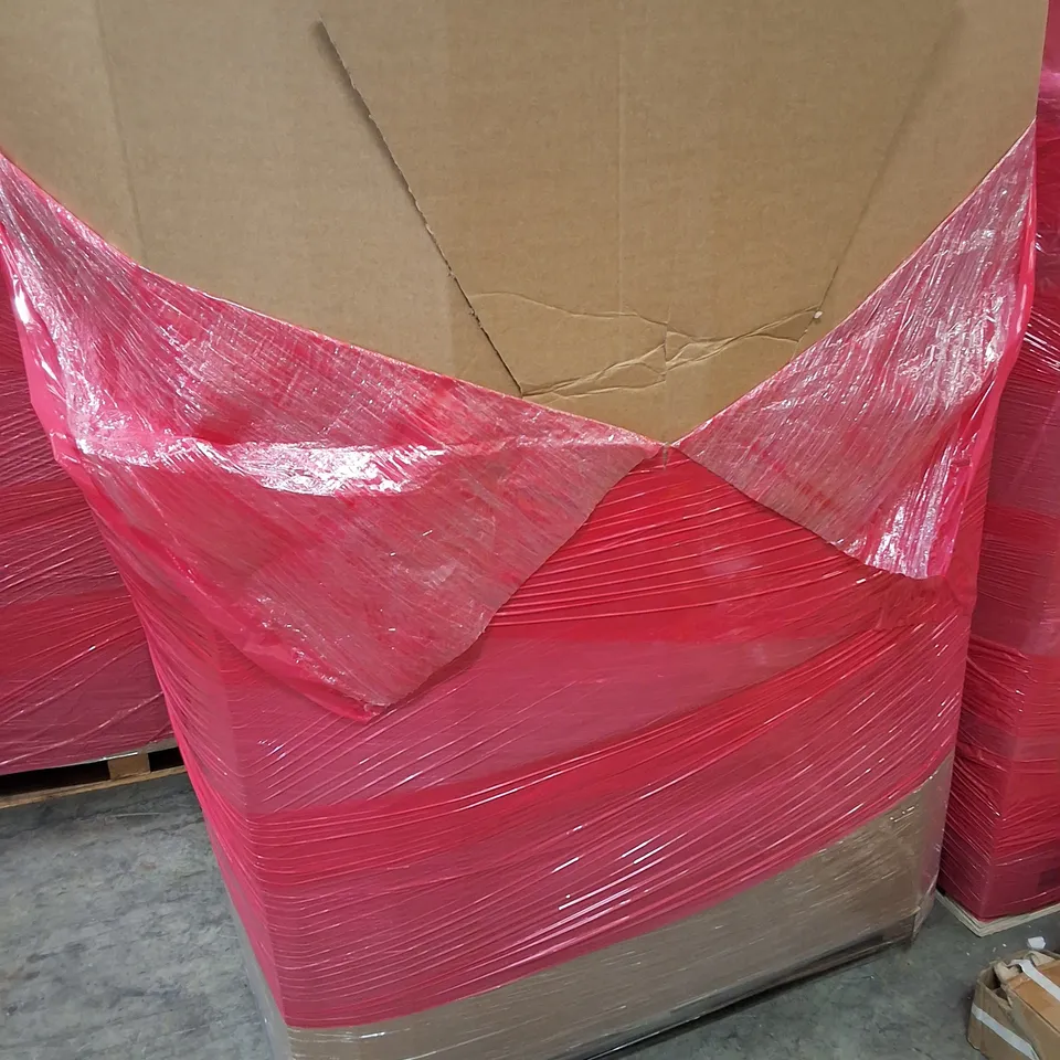 PALLET CONTAINING ASSORTED PRODUCTS INCLUDING AUTOMATIC CAT LITTER BOX, 3×3M FOLDING GAZEBO, VINYL STICKER PAPER, PATIO UMBRELLA & ROLLER BLINDS