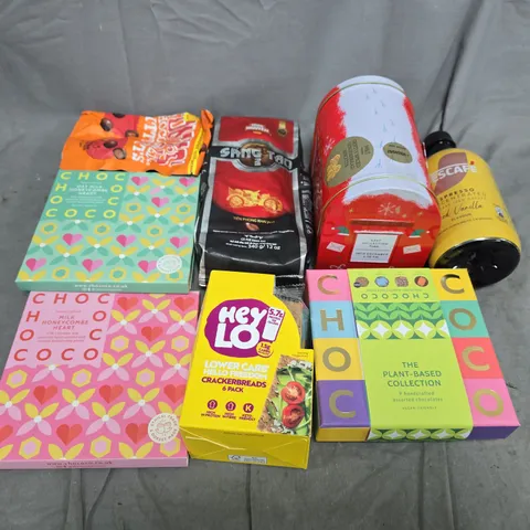 APPROXIMATELY 5 ASSORTED FOOD ITEMS TO INCLUDE - TONYS CHOCOLATE, NESCAFE AND COFFEE