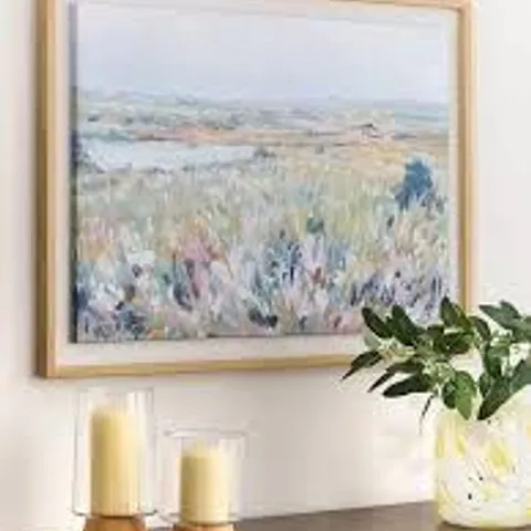 MEADOW FIELD LANDSCAPE CAPPED PRINT CANVAS