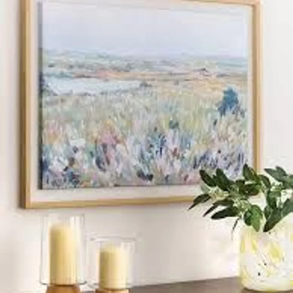 MEADOW FIELD LANDSCAPE CAPPED PRINT CANVAS 