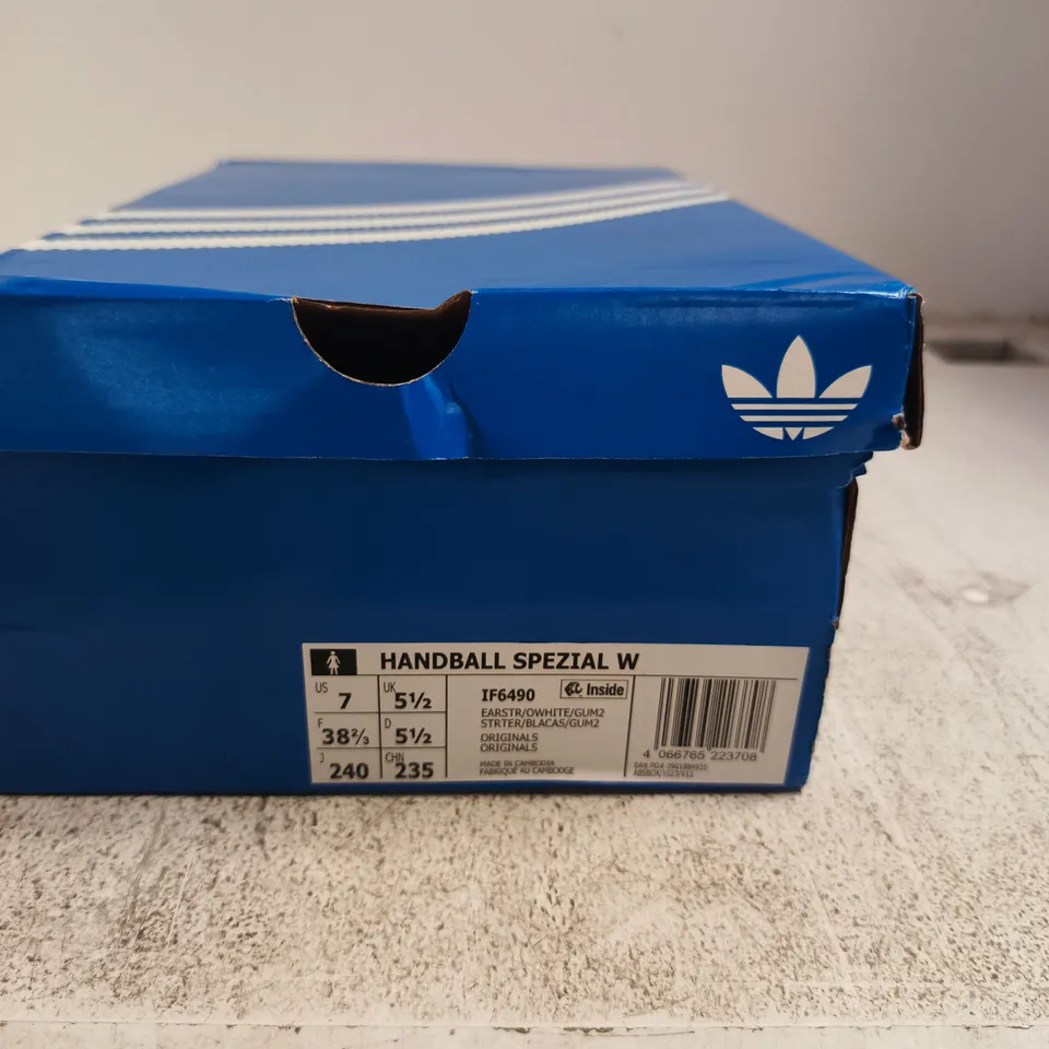 ADIDAS HANDBALL SPEZIAL W BROWN SUEDE SNEAKERS – UK 5.5 (US 7)