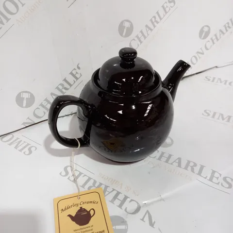 BROWN BETTY 2 CUP TEAPOT - BROWN IN BY CAULDON CERAMICS