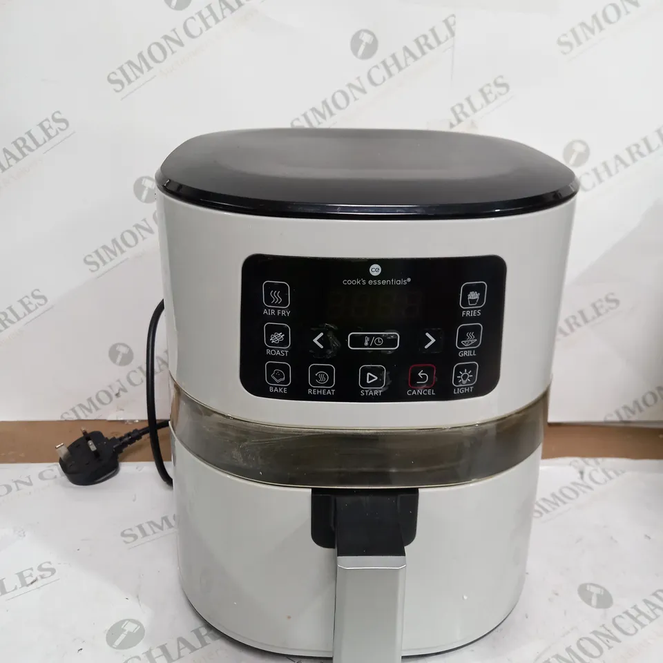 BOXED COOK'S ESSENTIALS 4.0L AIR FRYER, COOL GREY