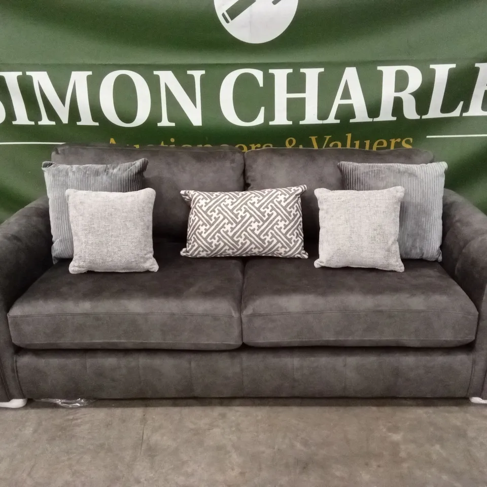 AMARA 3 SEATER SOFA - CHARCOAL RRP £1249
