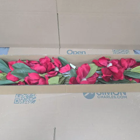BOX OF APPROXIMATELY 12 GISELA GRAHAM RED FAUX FLOWER ARRANGEMENTS
