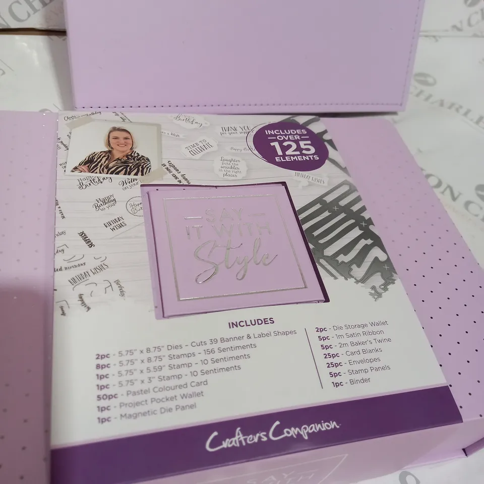 SAY IT WITH STYLE BY CRAFTERS COMPANION