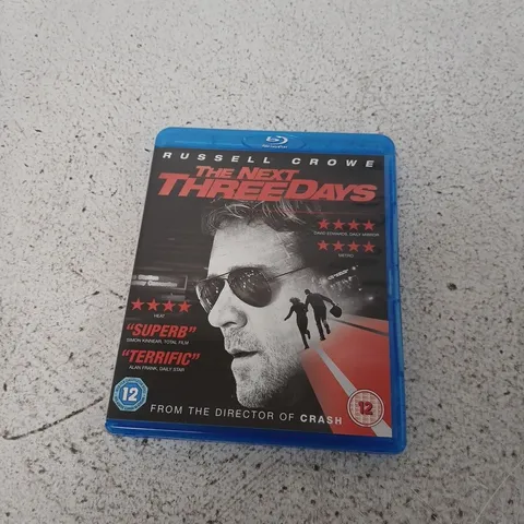 THE NEXT THREE DAYS BLU-RAY DISC – RUSSELL CROWE