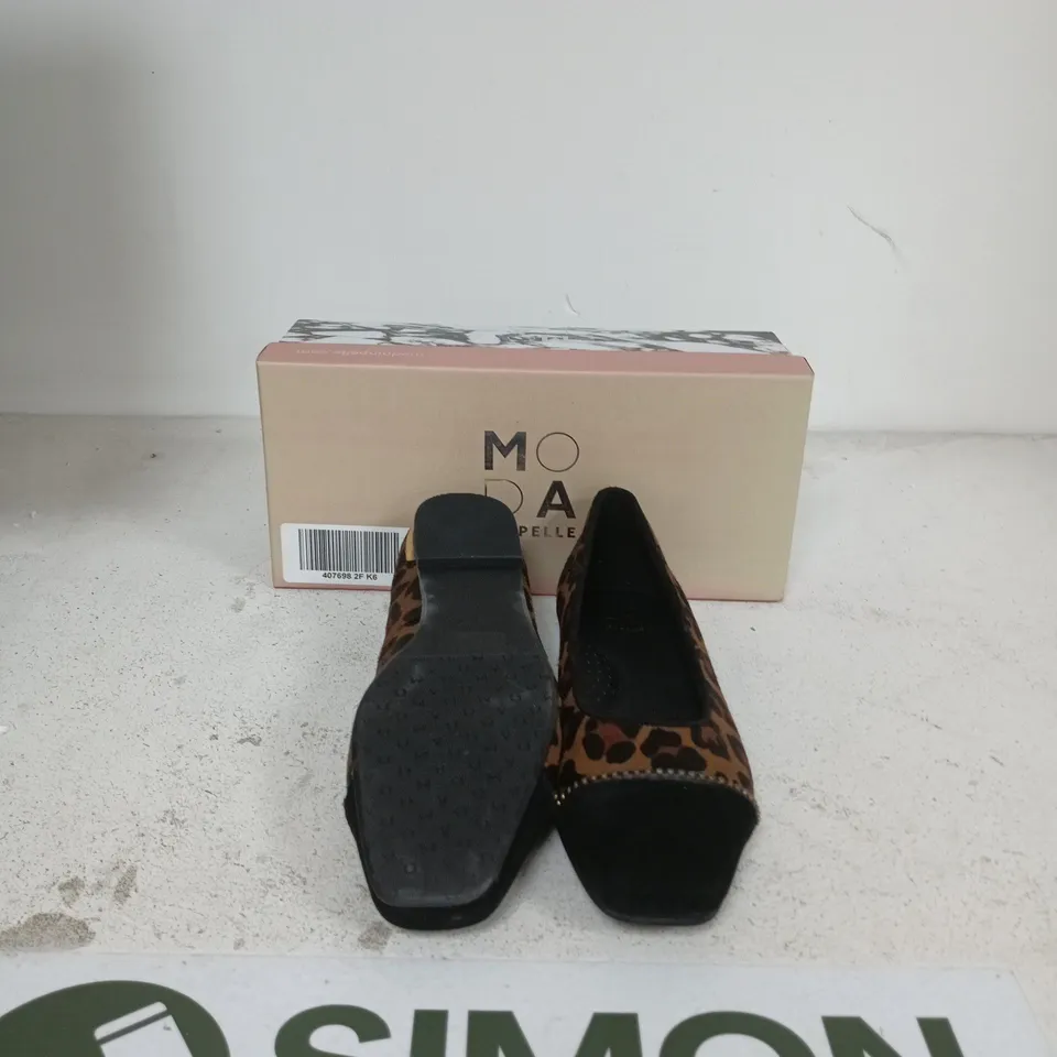 MODA IN PELLE LEOPARD PRINT FLATS – WOMEN'S SHOES SIZE EU 39