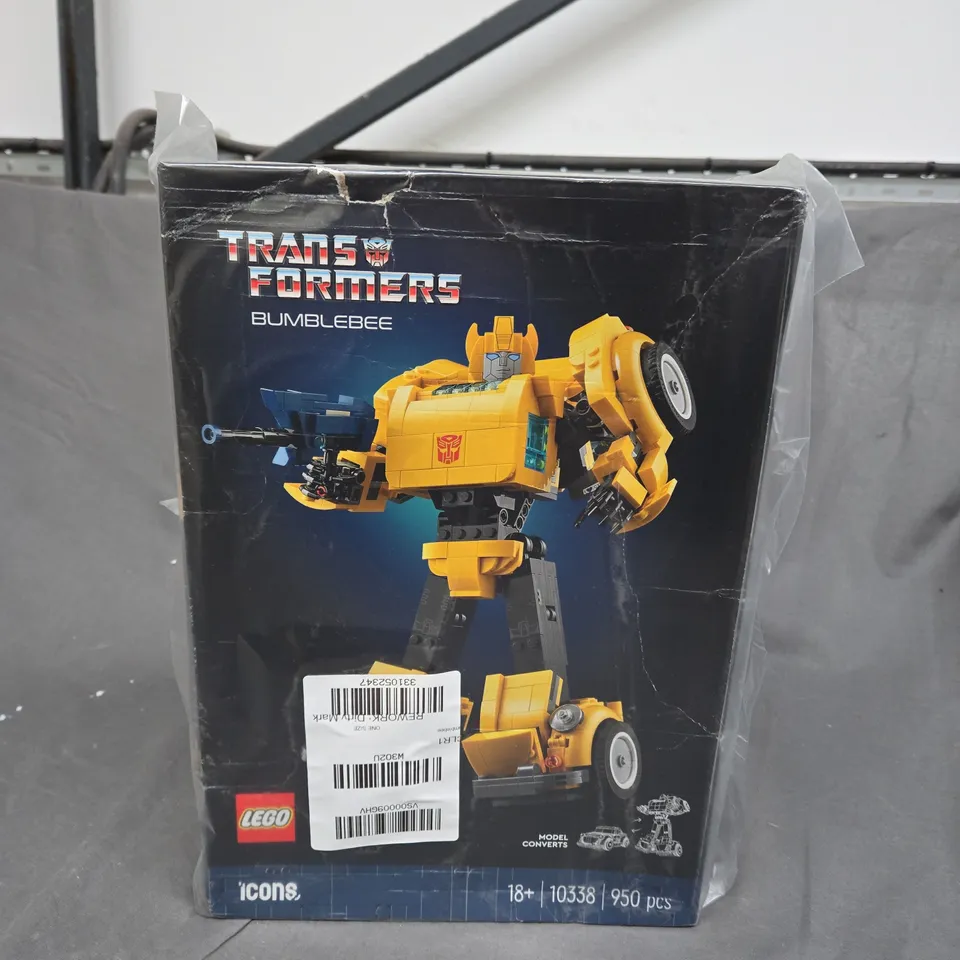 BOXED LEGO TRANSFORMERS BUMBLEBEE SET - 10338 RRP £79.99