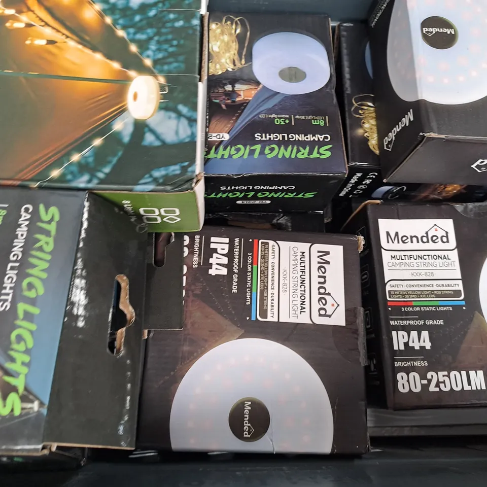 APPROXIMATELY 10 ASSORTED BOXES OF STRING LIGHTS TO INCLUDE VARIOUS MAKES AND COLOURS