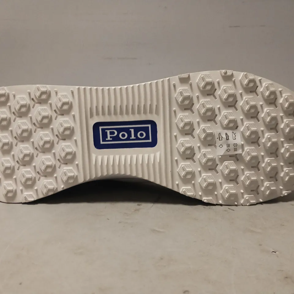 BOXED PAIR OF POLO RALPH LAUREN SHOES IN WHITE UK SIZE 11