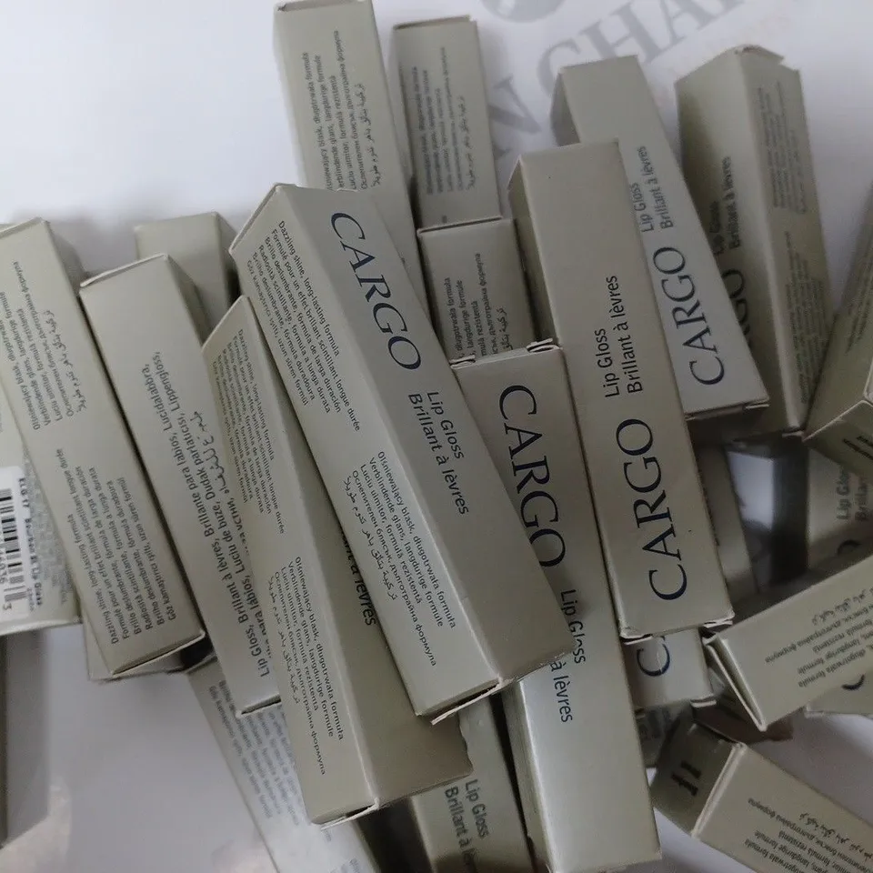 APPROXIMATELY 30 BOXED CARGO LIP GLOSS - BOURBON STREET 