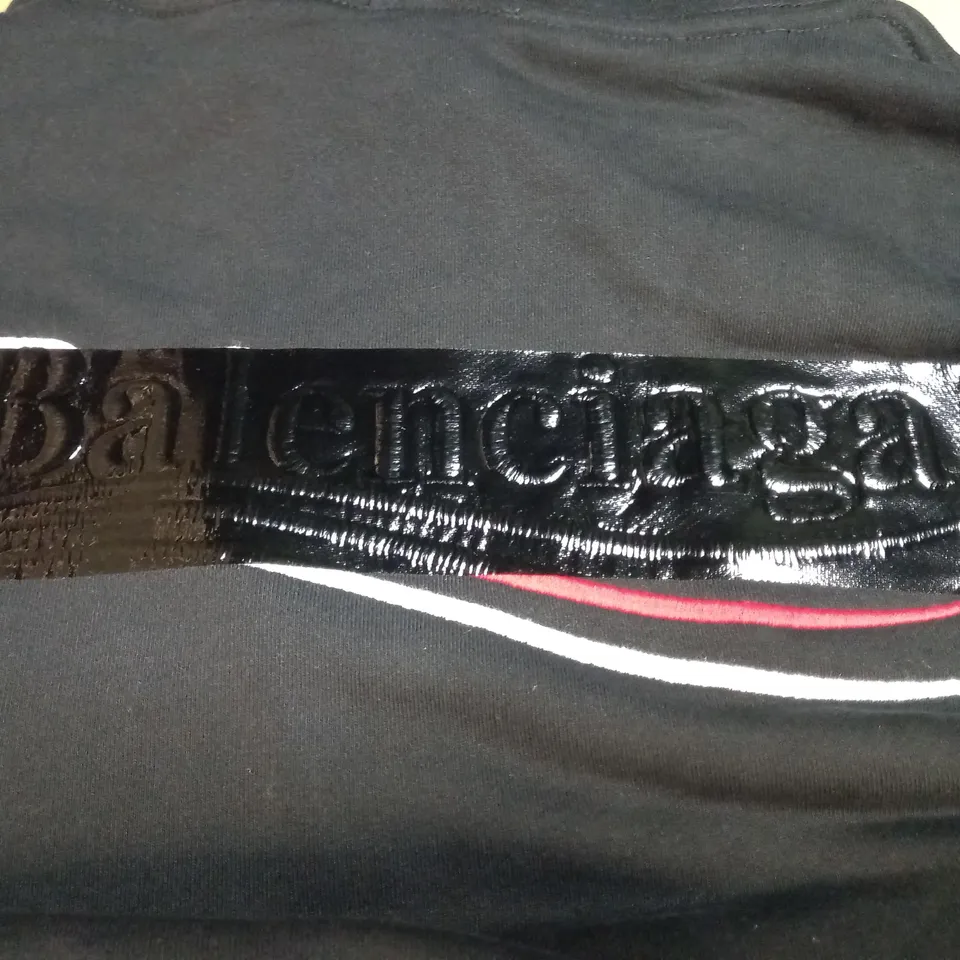 BLACK BALNCIAGA HOODIE 