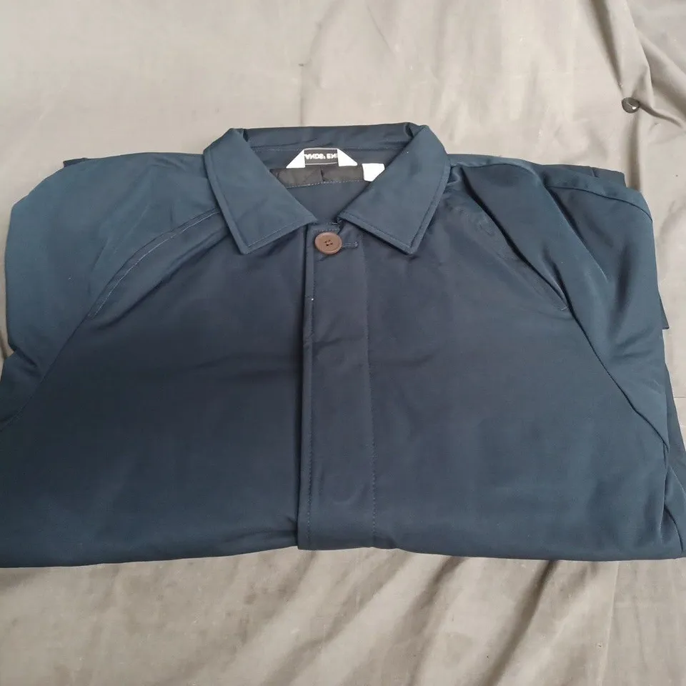 LANDS' END NAVY COLLARED COAT – MEN'S UK SIZE S (US S)