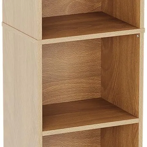 BOXED VIDA DESIGNS OXFORD 5 TIER CUBE BOOKCASE - OAK