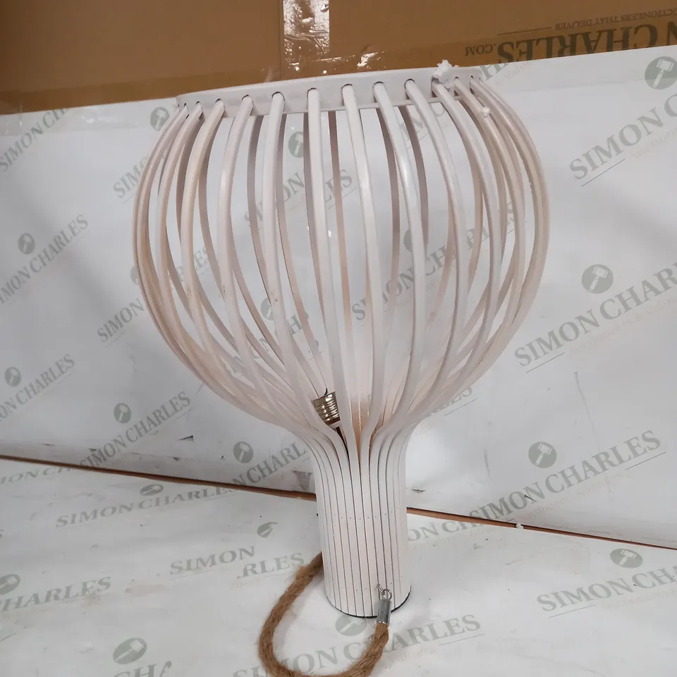 INNOVATORS TALL BAMBOO LED SOLAR LANTERN