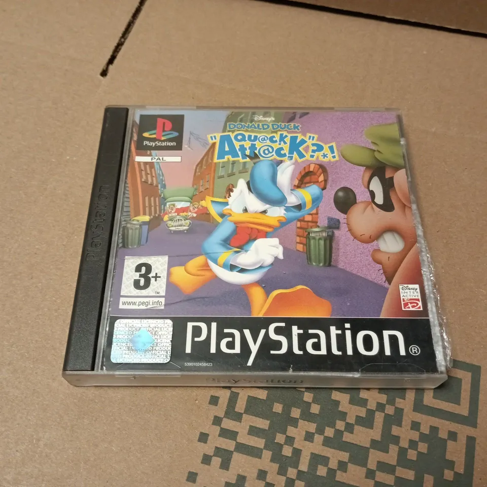 PLAYSTATION 1 GAME CASE – DONALD DUCK: QUACK ATTACK!