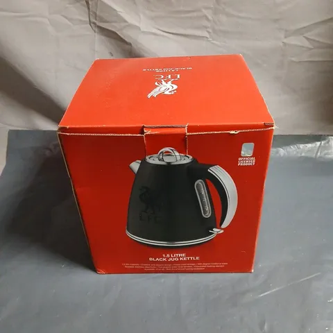 LIVERPOOL FC OFFICIAL LICENSED PRODUCT, 1.5L BLACK KETTLE, BOXED