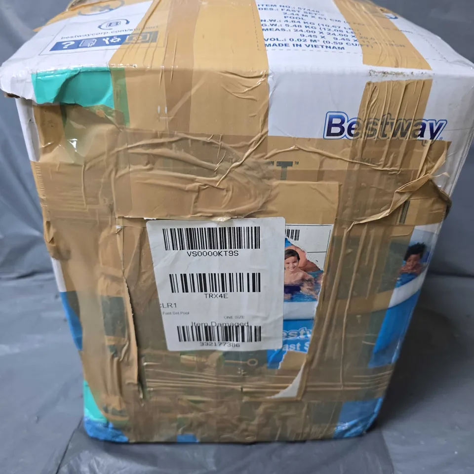 BOXED BESTWAY 8FT FAST SET POOL  RRP £44.99
