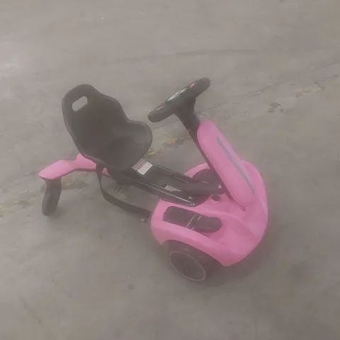 COSTWAY ELECTRIC RIDE ON DRIFT CAR, 6V - PINK