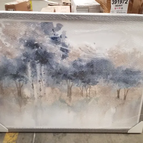 BOXED WOODLAND FLORAL - FRAMED PRINT 