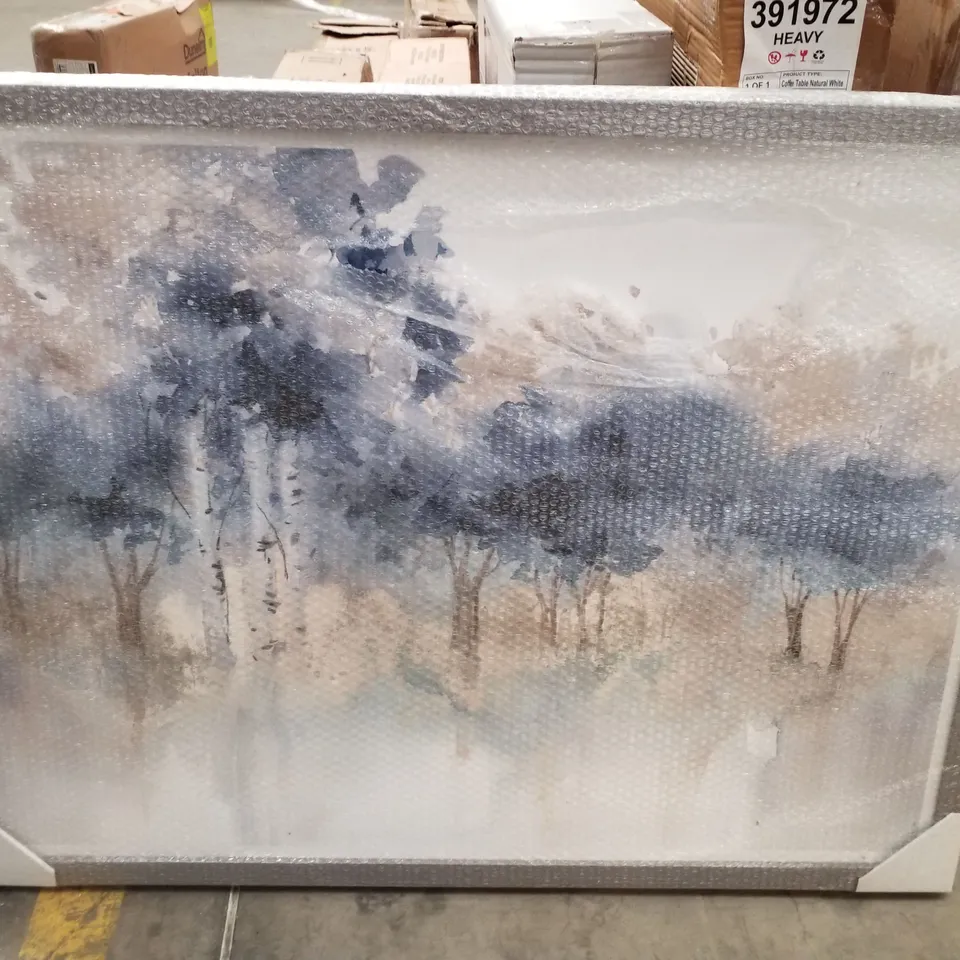 BOXED WOODLAND FLORAL - FRAMED PRINT 