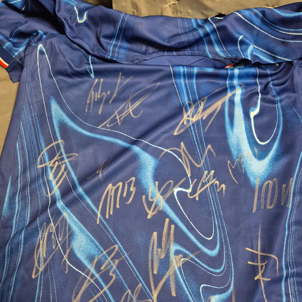 SIGNED NIKE CHELSEA HOME SHIRT WITH CERTIFICATE OF AUTHENTICITY