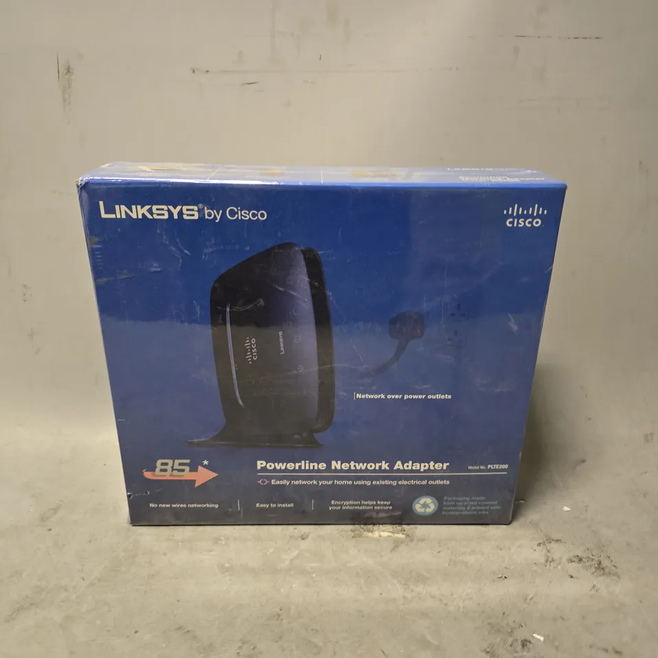 SEALED CISCO LINKSYS POWERLINE NETWORK ADAPTER 
