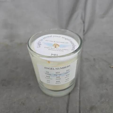 BOX OF 6 ANGEL NUMBER CANDLES 