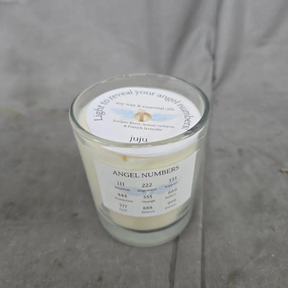 BOX OF 6 ANGEL NUMBER CANDLES 