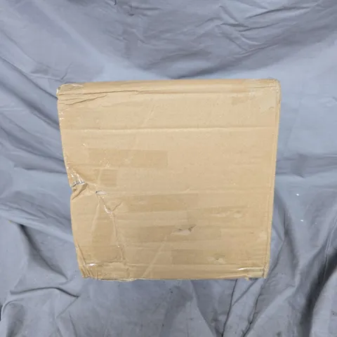 HOME STORIES PRE LIT SNOW VILLAGE IN GLASS HOUSE - GOLD COLOUR