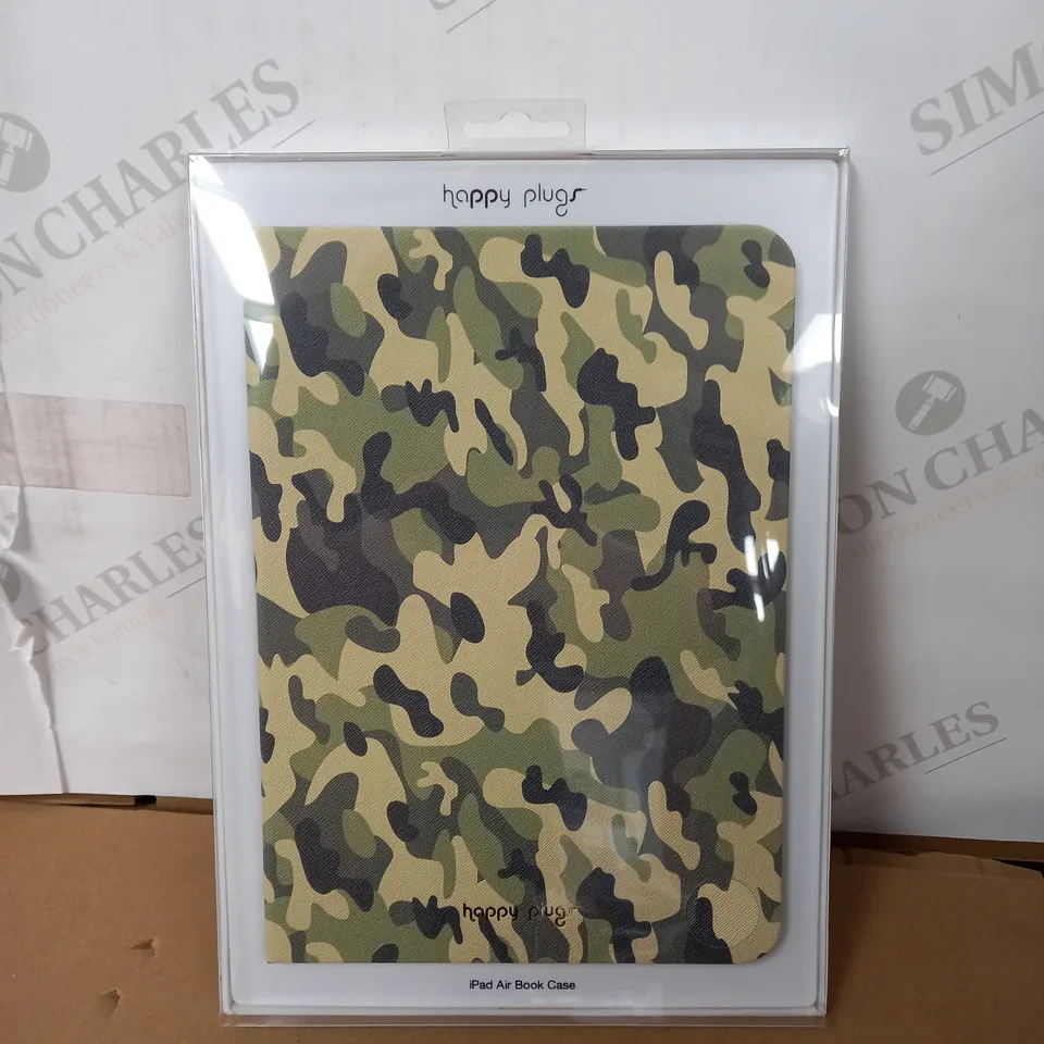 LOT OF 7 HAPPY PLUGS IPAD AIR BOOK CASES - CAMO