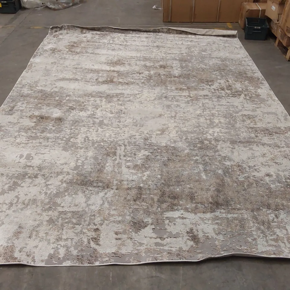ROSSA FLATWEAVE CARPET - STONE COLOUR // SIZE: 275 X 380cm