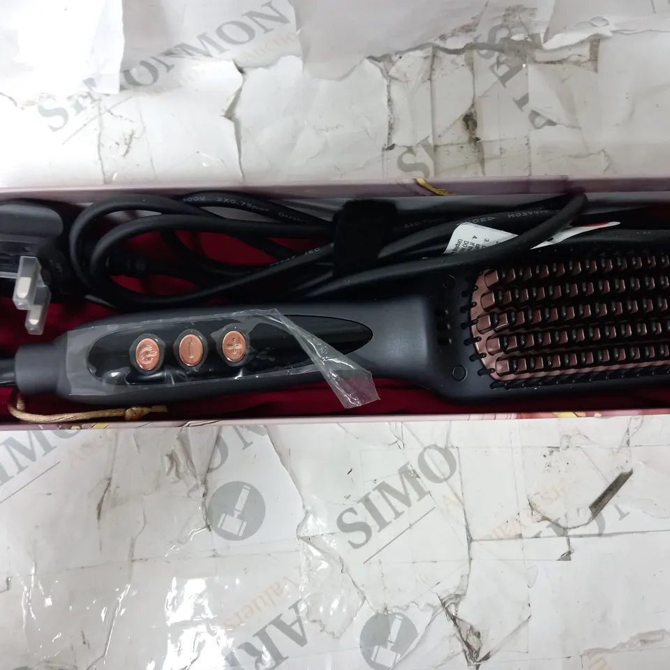 BOXED LANDOT HAIR STRAIGHTENER BRUSH