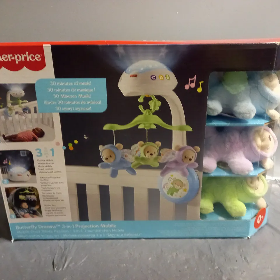 FISHER-PRICE BUTTERFLY DREAMS 3IN1 PROJECTION MOBILE