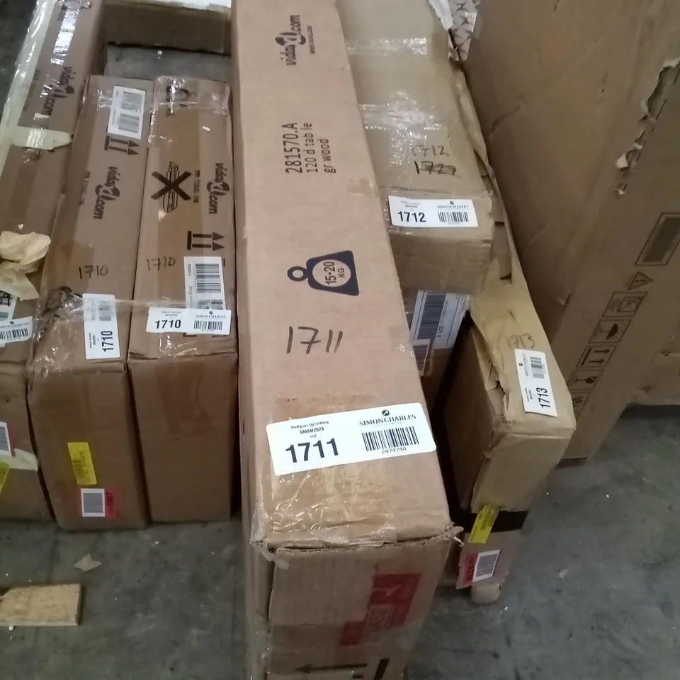 BOXED DINING TABLE 75 X 120 X 60CM 