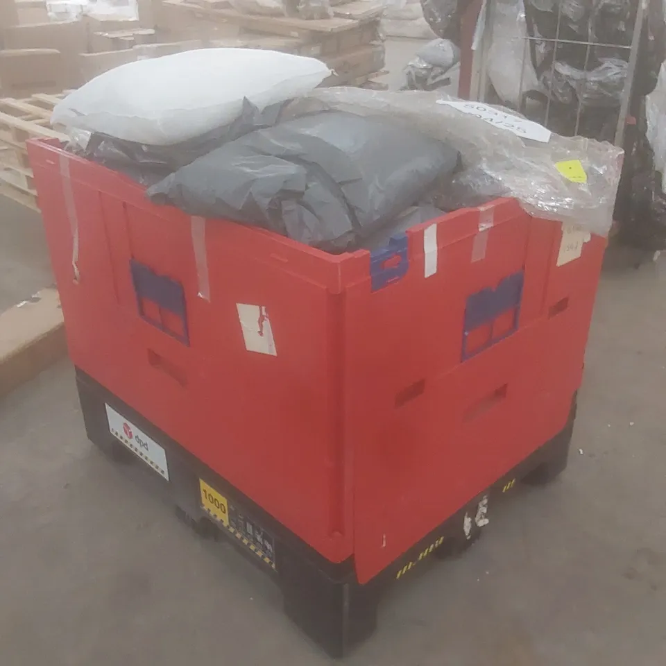 PALLET TO CONTAIN A VERY LARGE QUANTITY OF HOLLOWFOBRE CUSHION INFILS PADS - PLASTIC PALLET NOT INCLUDED 