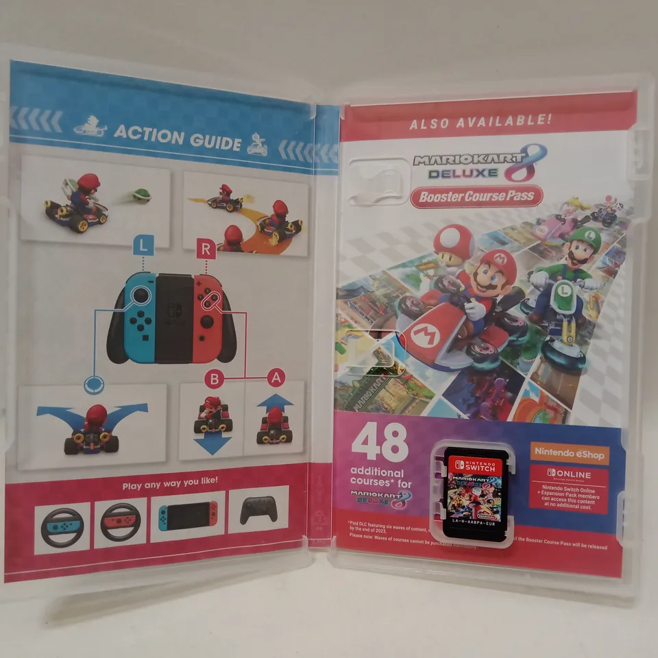 MARIO KART 8 DELUXE – NINTENDO SWITCH (BOXED GAME CARTRIDGE NOT VISIBLE)