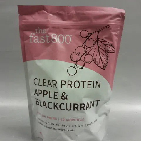 SEALED THE FAST 800 CLEAR PROTEIN DRINK - APPLE & BLACKCURRANT - 400G