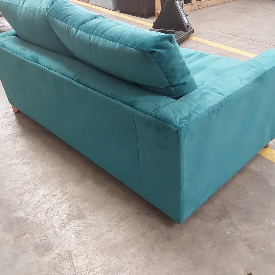 QUALITY DESIGNER 3 SEATER VELVET SOFA BED