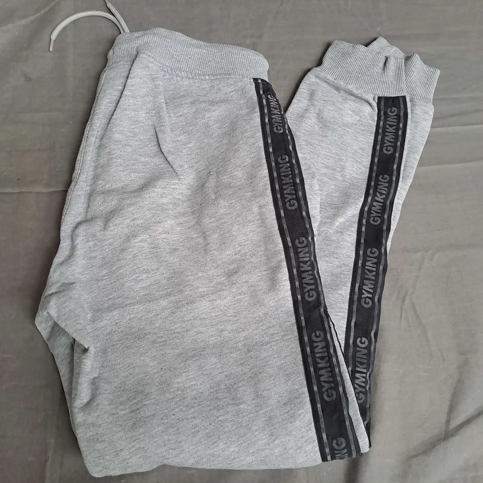 GYMKING TRACKSUIT IN GREY SIZE S