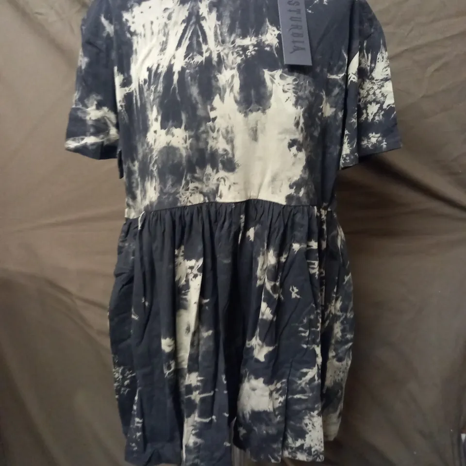 DISTURBIA GRIEVANCE TIE DYE SKATER DRESS - 14