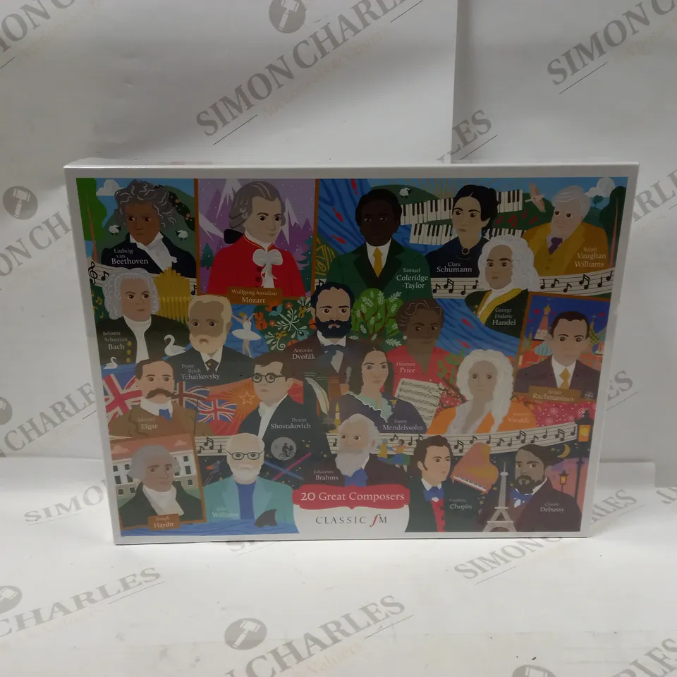 CLASSIC FM 20 GREAT COMPOSERS 1000 PIECE JIGSAW