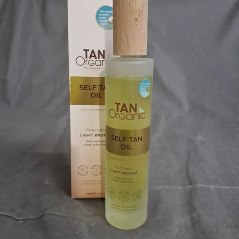 TAN ORGANIC SELF TAN OIL MOISTURISE LIGHT BRONZE 100ML