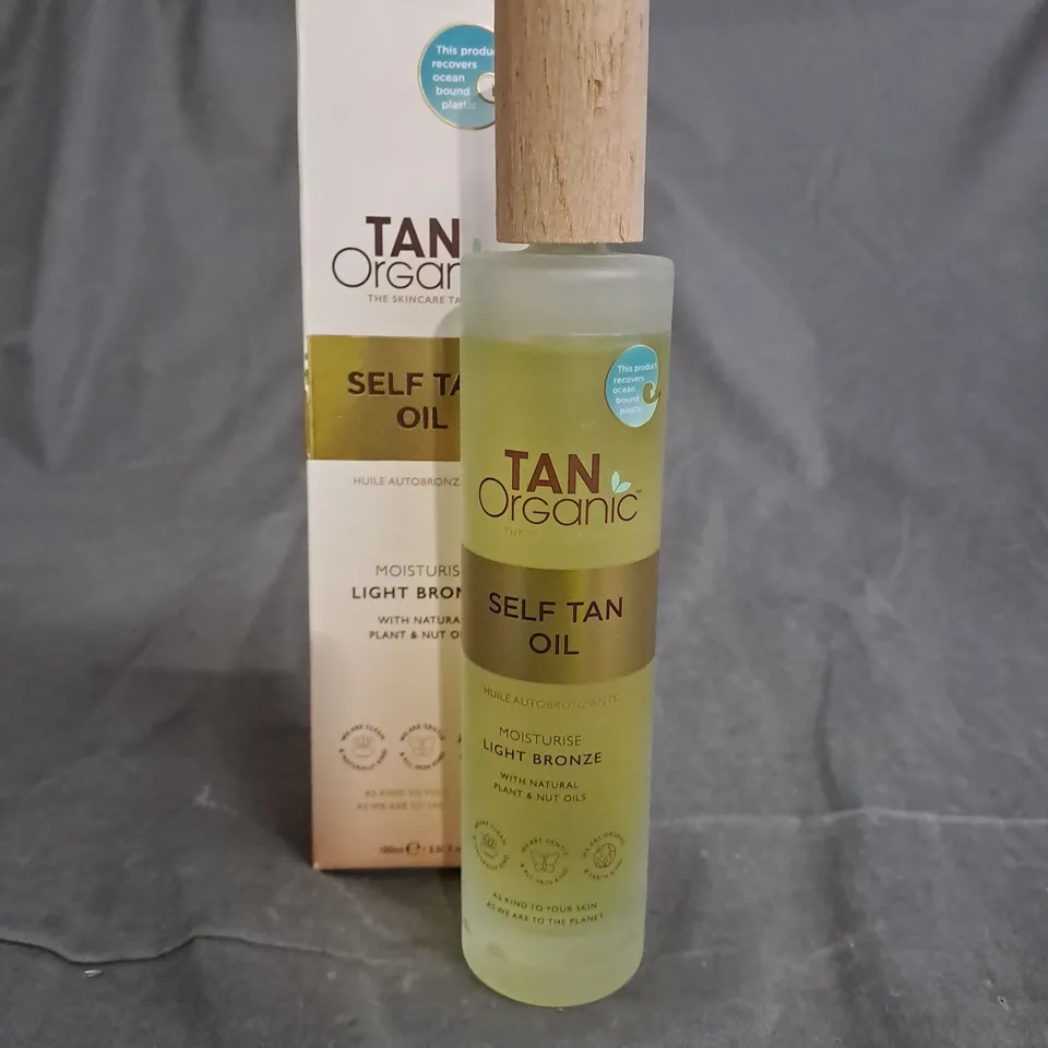 TAN ORGANIC SELF TAN OIL MOISTURISE LIGHT BRONZE 100ML