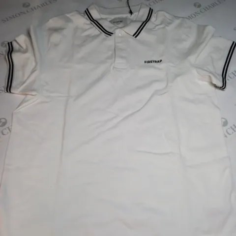 FIRETRAP MENS LAZER POLO SHIRT - LARGE
