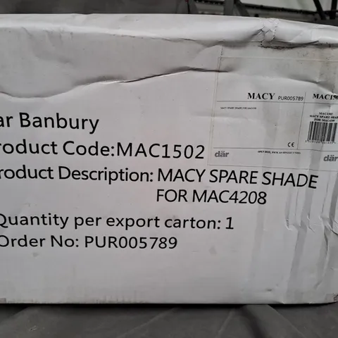 MAC1502 MACY SPARE SHADE 